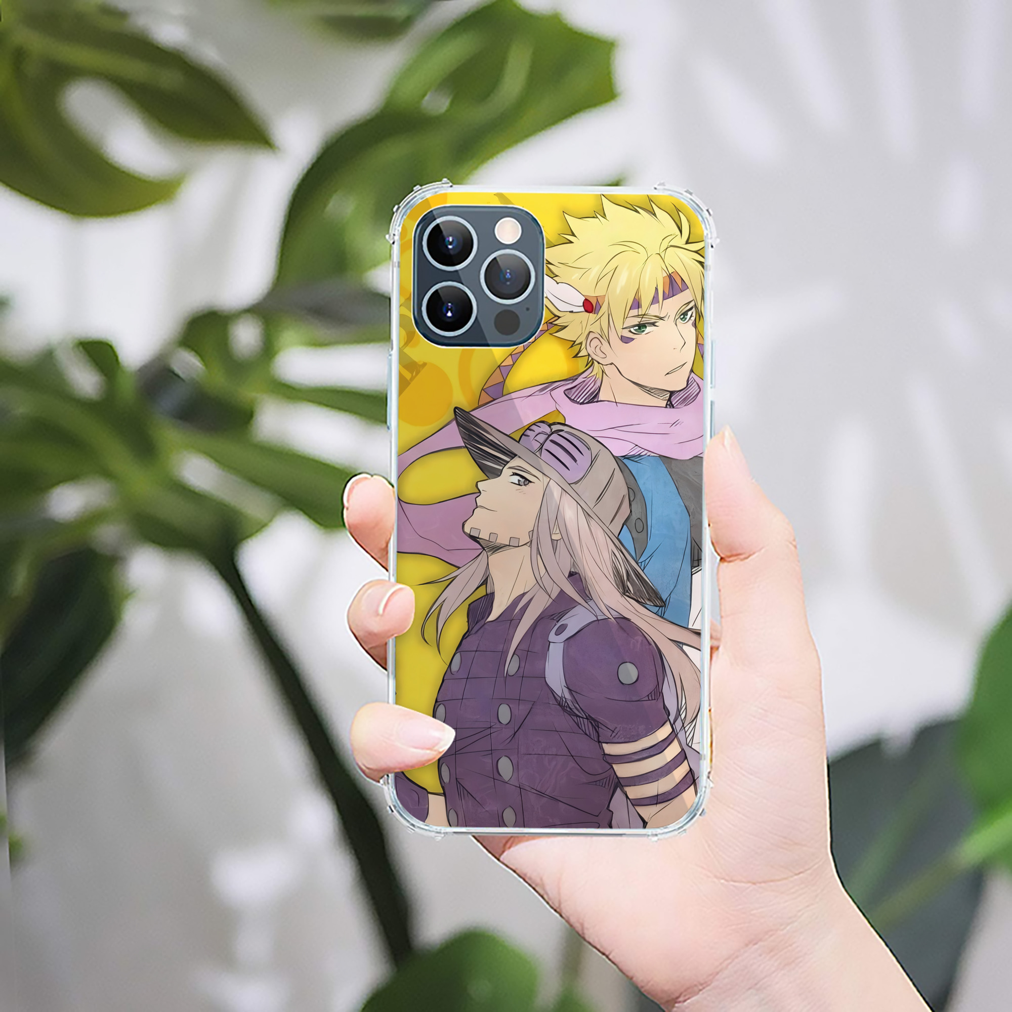 （画像用） ジョジョの奇妙な冒険 JoJo's Bizarre Adventure 【iPhone 12シリーズ対応】透明スマホケース（クリアソフトケース）